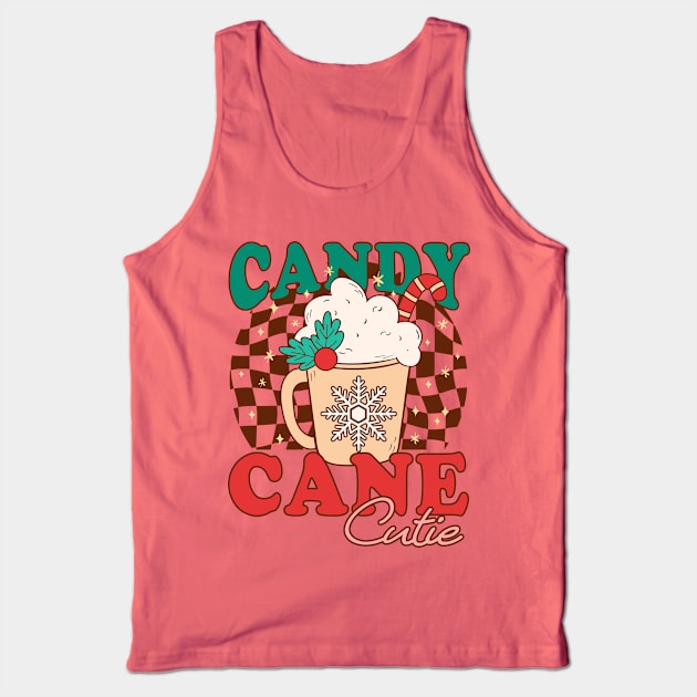 Candy Cane Cutie Tank Top by MZeeDesigns